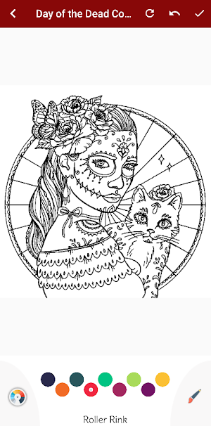 Day of the Dead Coloring Book Screenshot 3