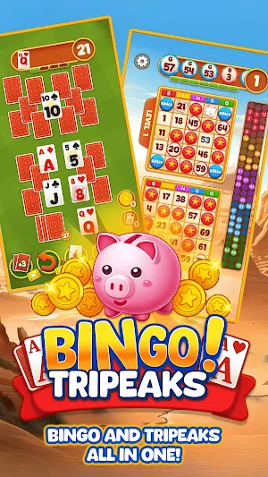 Bingo TriPeaks Solitaire Screenshot 0