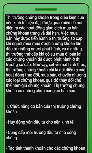 Chứng Khoán Cơ Bản Screenshot 1