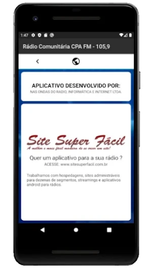 Rádio Comunitária CPA FM 105,9 Screenshot 2