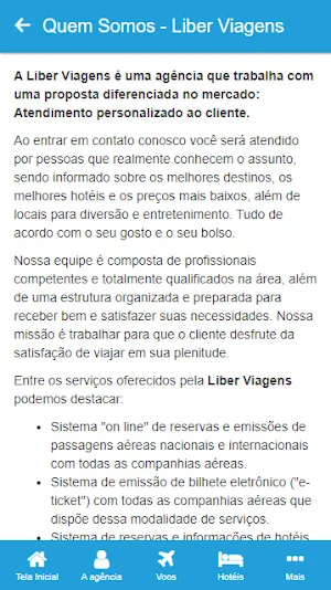 Liber Viagens Screenshot 1