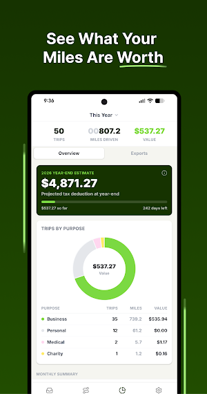 SmartMiles: Mileage Tracker Screenshot 2