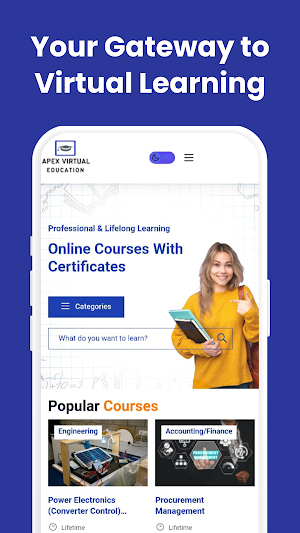 Apex Virtual Education Screenshot 0