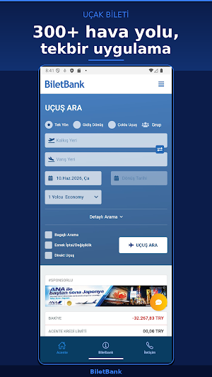 BiletBank: Acente Rezervasyon Screenshot 0