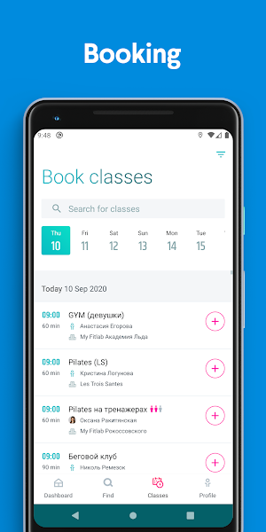MyFitlab Screenshot 1