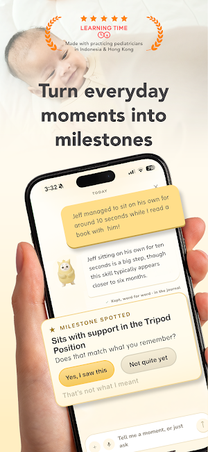 Emomo: Baby Milestone Tracker Screenshot 0