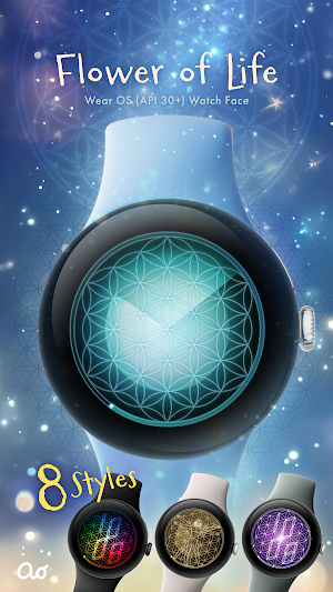 Flower of Life Watch Face Screenshot 0