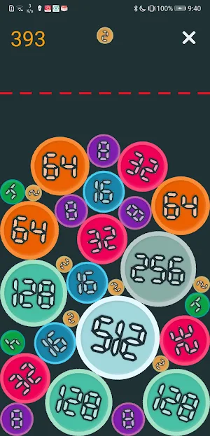 2048 touch ball Screenshot 1