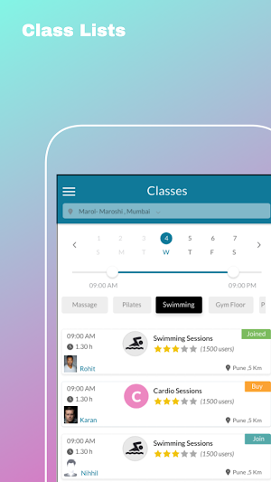 Surge Fitness Gym App Screenshot 3