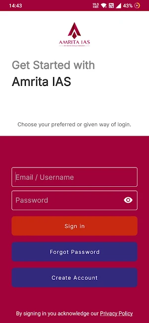 Amrita IAS Screenshot 3