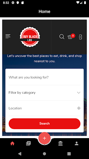 Black Business App Screenshot 0