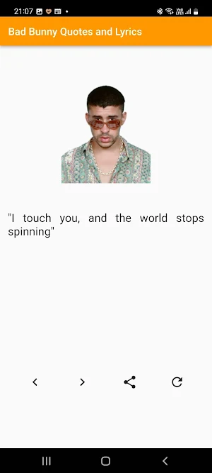 Bad Bunny Quotes and Lyrics Screenshot 1