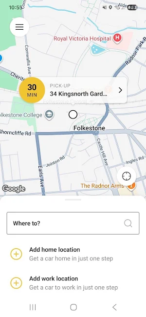 Folkestone Cabs Screenshot 1