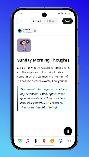 SocialGem – The Social Journal Screenshot 2