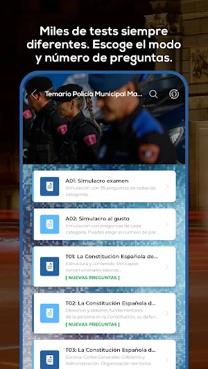 iPolicíaMadrid - Oposiciones Screenshot 2