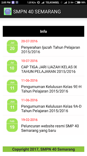 SMPN 40 Semarang Screenshot 3