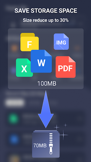 Unzip Zip extractor Rar opener Screenshot 2