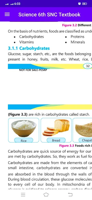 Science Class 6th SNC Textbook Screenshot 3