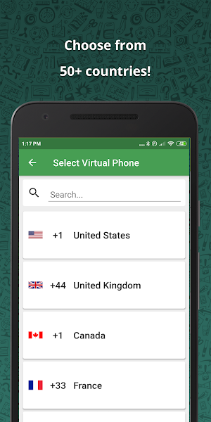 Wabi - Virtual Number for WhatsApp Business Screenshot 1