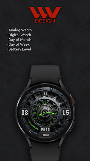 W-Design WOS132 - Watch Face Screenshot 1