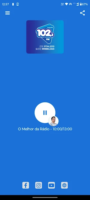 Rádio 102 FM - Itaobim Screenshot 0
