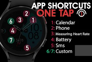 Dream 69 - Modern Watch Face Screenshot 3
