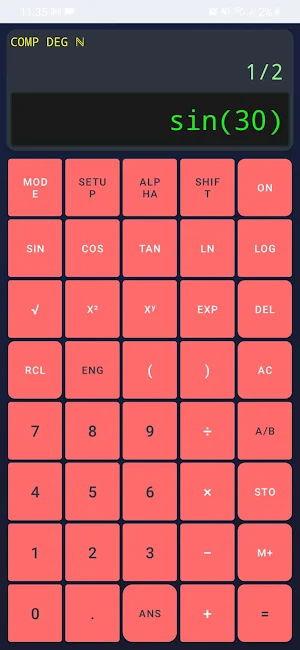 Scientific Calculator Screenshot 1