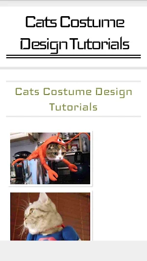 Cats Costume Design Offline Screenshot 2