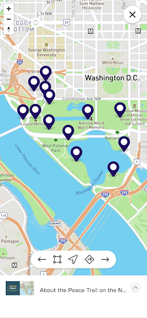 Peace Trail - National Mall Screenshot 2