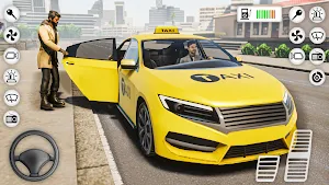 Taxi Driving Car Simulator Screenshot 0