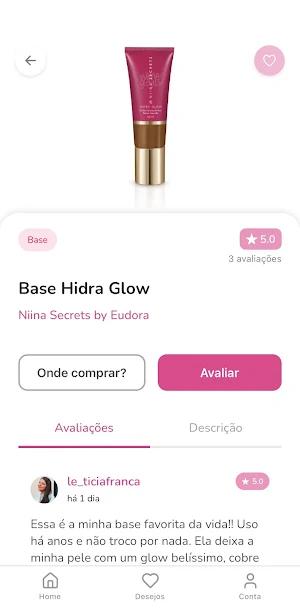 Belê – Avaliações de Beleza Screenshot 1