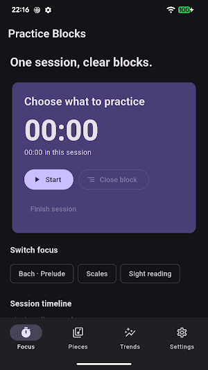 Practice Blocks Screenshot 0