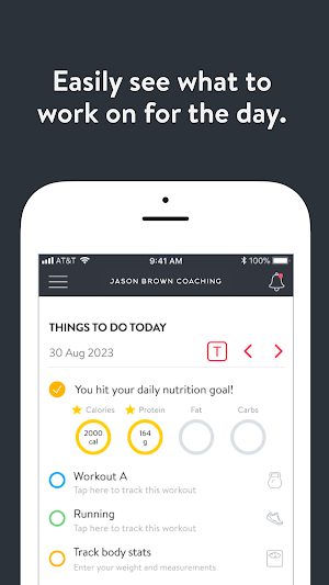 Jason Brown Coaching Screenshot 3