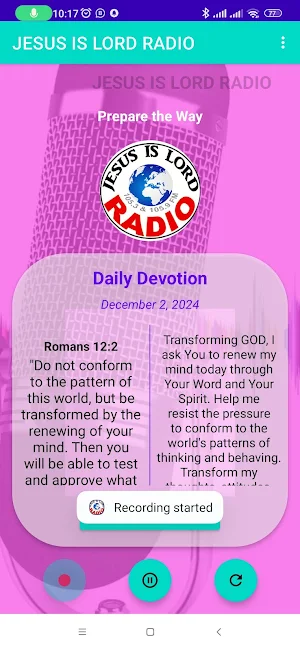 JESUS IS LORD RADIO REVAMPED Screenshot 1