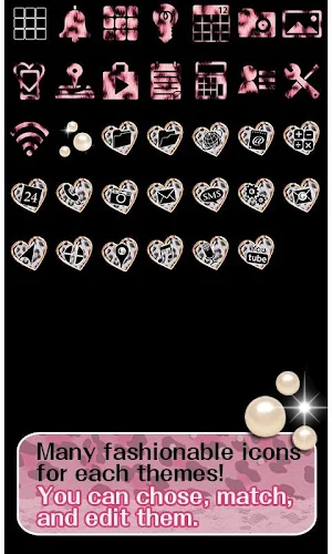 Pink Leopard Pearl Theme +HOME Screenshot 3