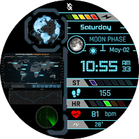 BFF64- Technology Earth & Map