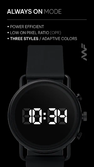 Awf Digital [xR] - watch face Screenshot 3