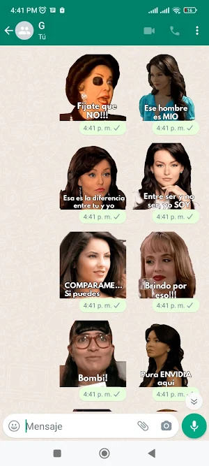 Stickers de Novelas Mexicanas Screenshot 3