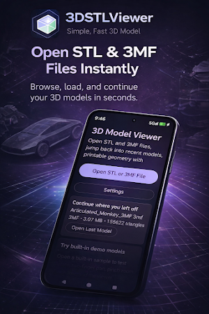 3DSTLViewer Screenshot 0