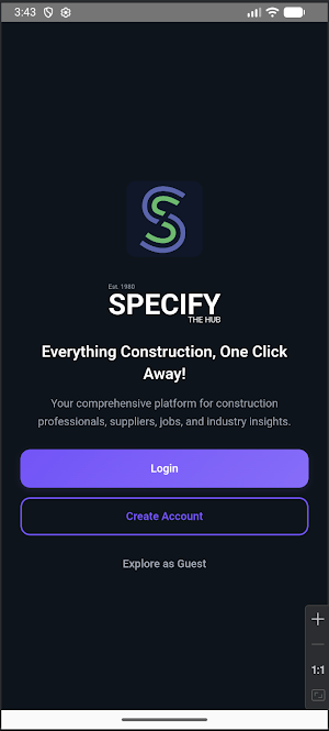 SpecifyHub Screenshot 1