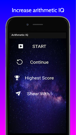 Arithmetic IQ - Brain Trainer Screenshot 0