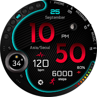 A415 Neon Digital Wear OS