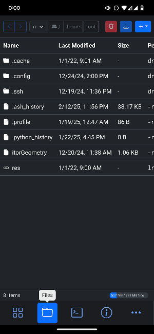 webOS Dev Manager Screenshot 2