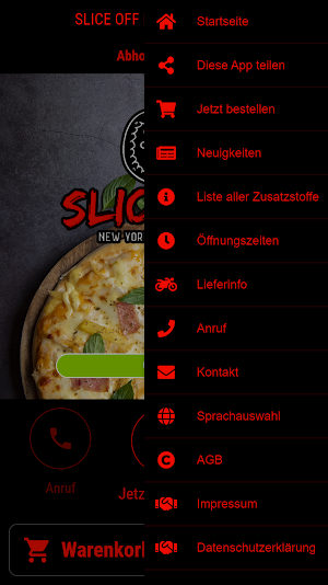 SLICE OFF Pizza & Burgerbar Screenshot 2