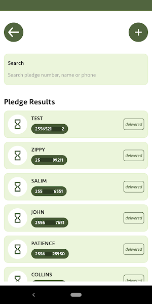 MchangoPlus: Pledge Management Screenshot 2