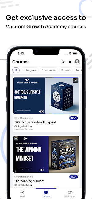 Wisdom Growth Academy Screenshot 1