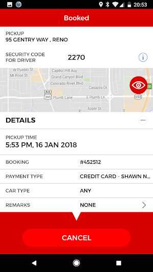 Reno Sparks Cab Screenshot 3