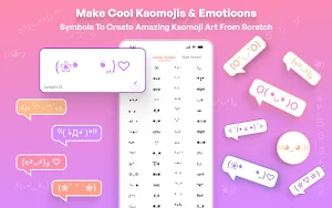 Kaomoji emoticons : ASCII art Screenshot 3