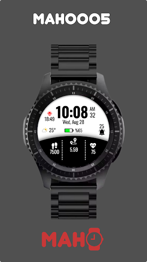 MAHO005 Wear OS Watch Face Screenshot 0
