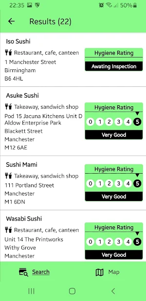 Food Hygiene Rating UK Screenshot 1
